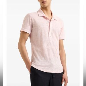Orlebar Brown Men's Sebastian Linen Polo Shirt
